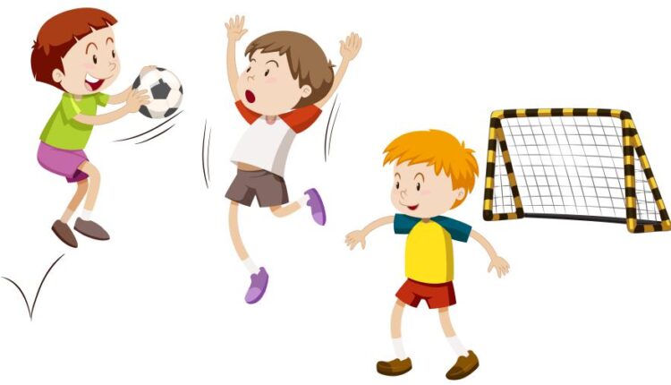 وکتور های کودکان و بازی بچه ها   Kids Games and Sports