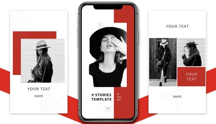 فایل لایه باز پست و استوری اینستاگرام   Insta pack adapted