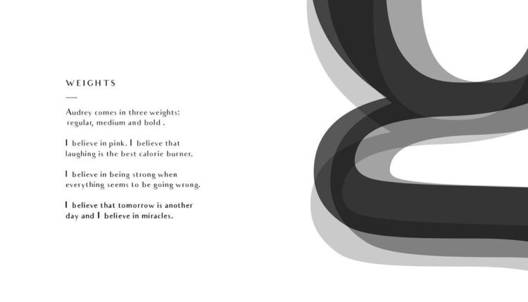 فونت انگلیسی بسیار جذاب اُدری   Audrey Font