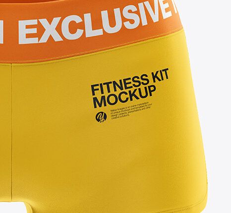 موکاپ لباس ورزشی زنانه   Womens Fitness Kit Mockup