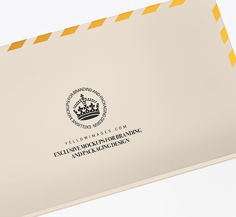 موکاپ پاکت باز نامه   Opened Paper Envelope Mockup