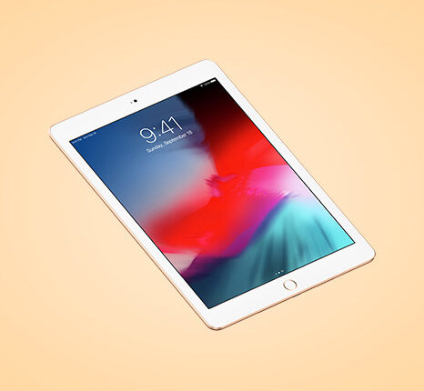 موکاپ زیبای آیپد طلایی   Gold IPad Mockup