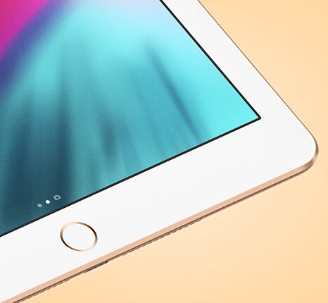 موکاپ زیبای آیپد طلایی   Gold IPad Mockup