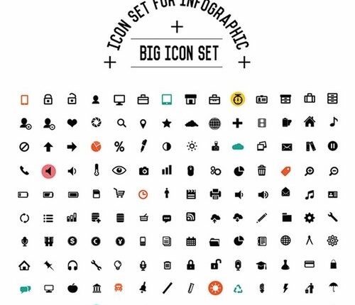 وکتور های آماده اینفوگرافیک با موضوع اطلاعات   Infographics