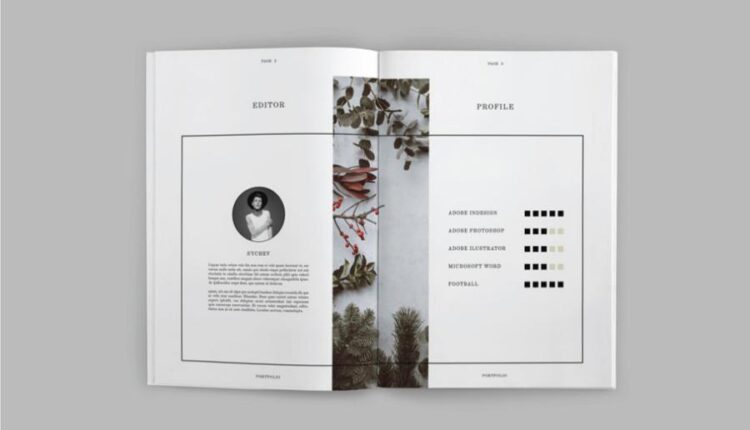 فایل لایه باز مجله و پورتفولیو عکاسی   Portfolio Template Vol.1