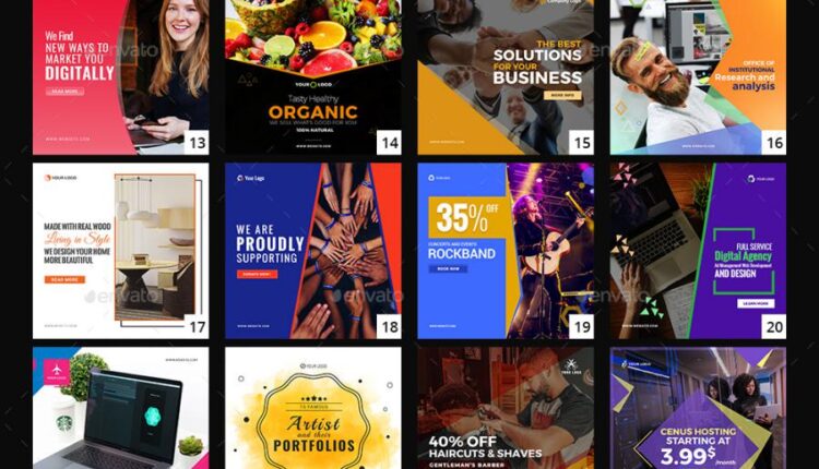 55 طرح آماده پست اینستاگرام و فیسبوک   Facebook Banners