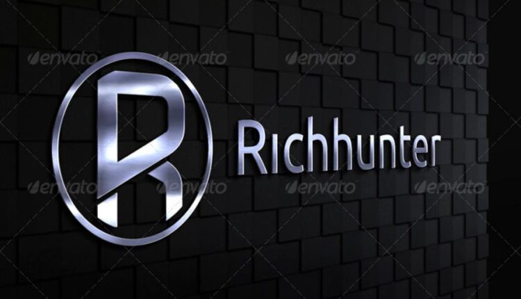 موکاپ لوگو در طراحی داخلی پذیرش ساختمان   Mock up Logo 3D