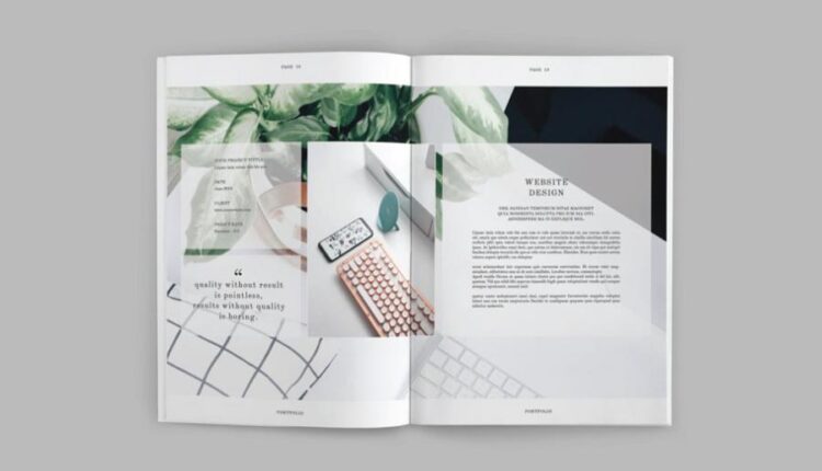 فایل لایه باز مجله و پورتفولیو عکاسی   Portfolio Template Vol.1