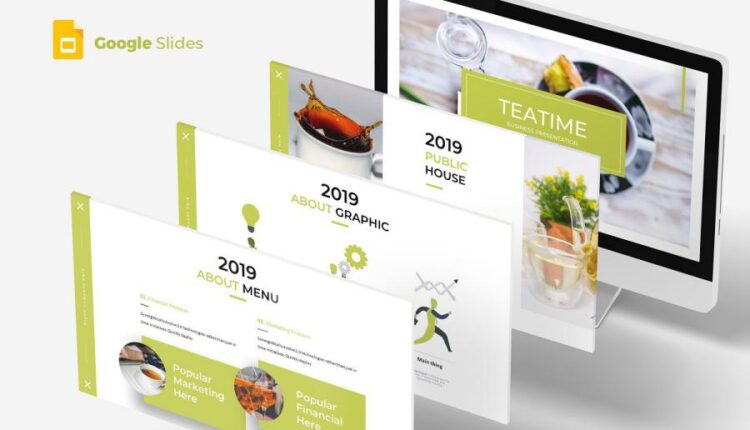 قالب آماده پاورپوینت تی تایم   Teatime Powerpoint