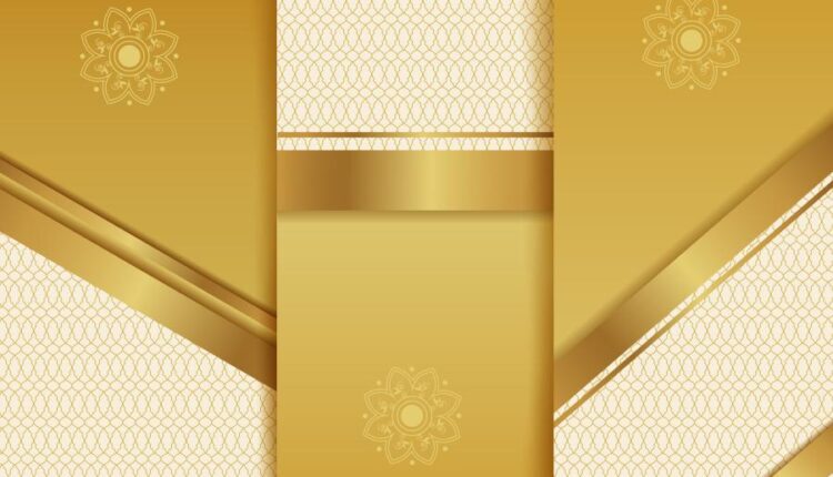 وکتور های انتزاعی با نقوش هندسی   decor golden background
