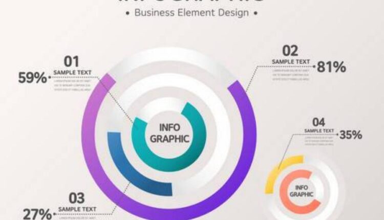 وکتور اینفوگرافیک تجاری و کسب و کار   Business Infographic