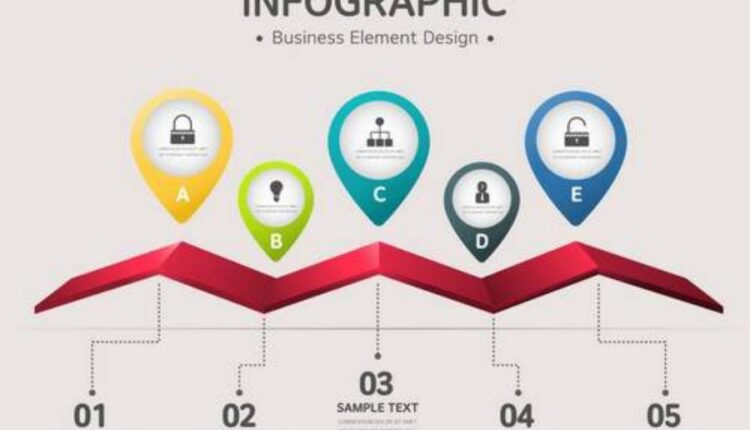 وکتور اینفوگرافیک تجاری و کسب و کار   Business Infographic