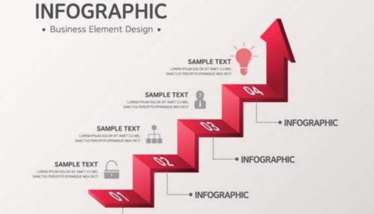 وکتور اینفوگرافیک تجاری و کسب و کار   Business Infographic