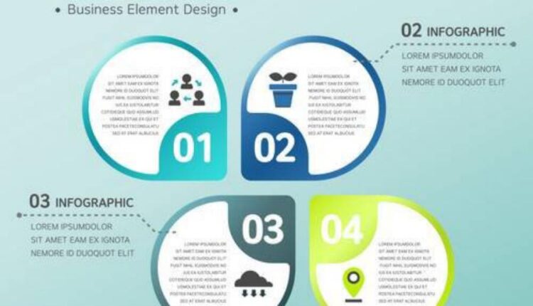 وکتور اینفوگرافیک تجاری و کسب و کار   Business Infographic