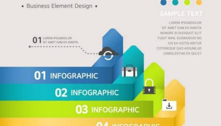 وکتور اینفوگرافیک تجاری و کسب و کار   Business Infographic