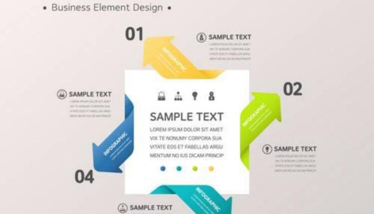 وکتور اینفوگرافیک تجاری و کسب و کار   Business Infographic