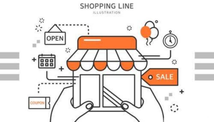 وکتور های تصویرسازی خطی با موضوع خرید   Line Shopping