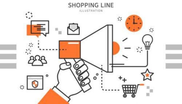 وکتور های تصویرسازی خطی با موضوع خرید   Line Shopping