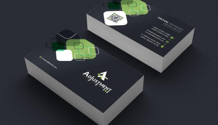 کارت ویزیت لایه باز مدرن   Business Card