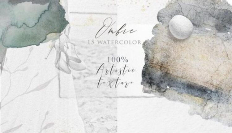 تصاویر png آبرنگی انواع گیاهان   LOGO ELEMENTS