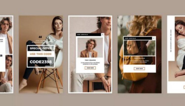 قالب های آماده استوری اینستاگرام   Fashion Instagram Story