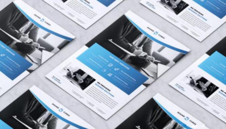 فایل لایه باز تراکت شرکت بازرگانی   Multipurpose Business Flyer