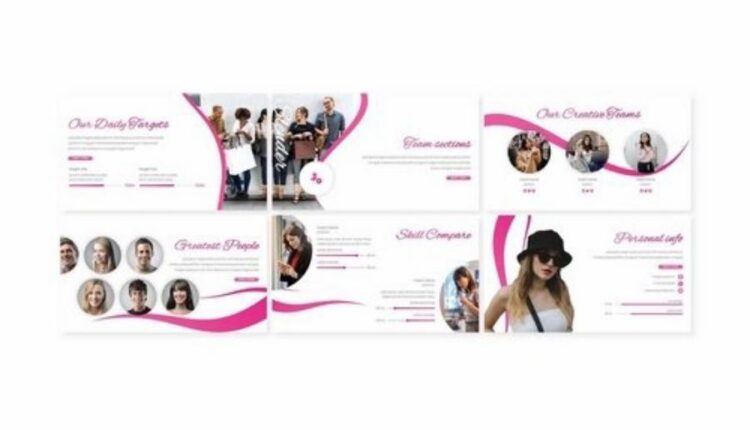 قالب آماده پاورپوینت با موضوع پوشاک   Slender Powerpoint