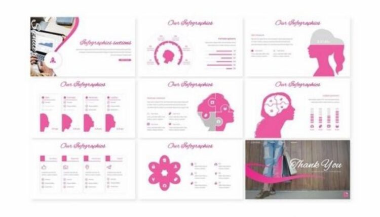 قالب آماده پاورپوینت با موضوع پوشاک   Slender Powerpoint