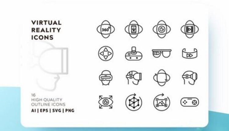 مجموعه آیکون های خطی با رنگ   FLAT ICONS BUNDLE