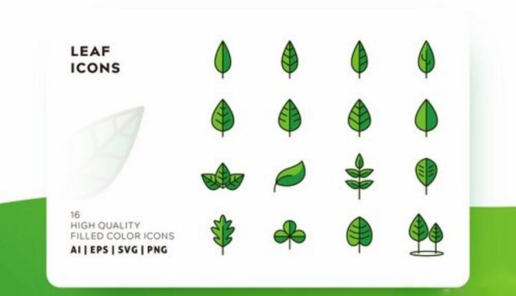 مجموعه آیکون های خطی با رنگ   FLAT ICONS BUNDLE