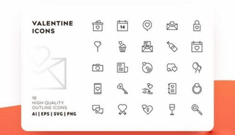 مجموعه آیکون های خطی با رنگ   FLAT ICONS BUNDLE