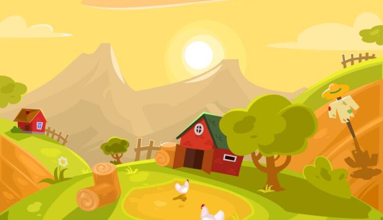 مجموعه تصویرسازی های مزرعه   Farm natural products