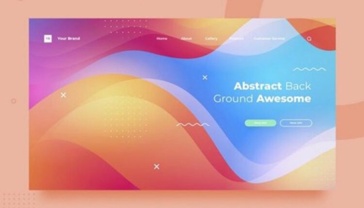 فایل لایه باز بک گراند های انتزاعی برای وب   Abstract Background