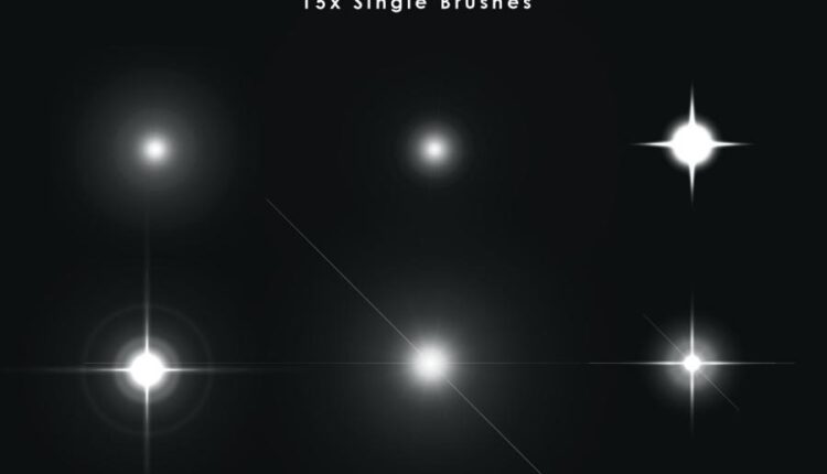 20 براش ستاره آسمان   Star Photoshop Brushes