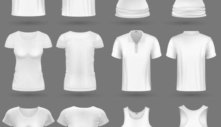 وکتور لباس و کلاه اسپرت   Sportswear cap and t shirt