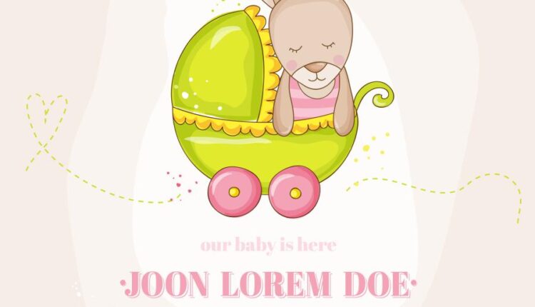 وکتور های فانتزی کودکانه   Baby Girl Sleeping With