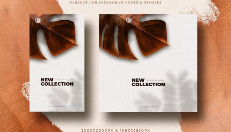 فایل لایه باز پست و استوری اینستاگرام   Social Media Templates