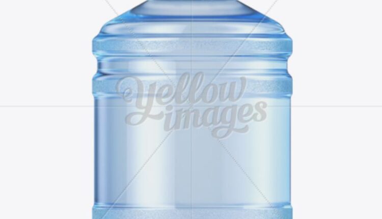 موکاپ مخزن آبسردکن 20 لیتری   Plastic Water Bottle Mockup