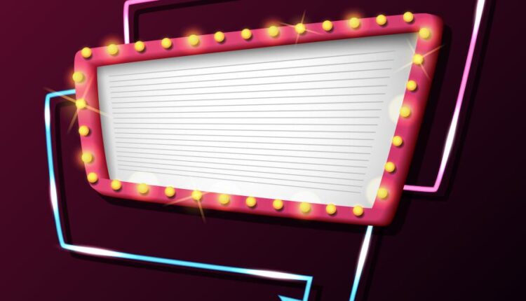 وکتور های تابلوی با قاب نور   Style with Light Frame