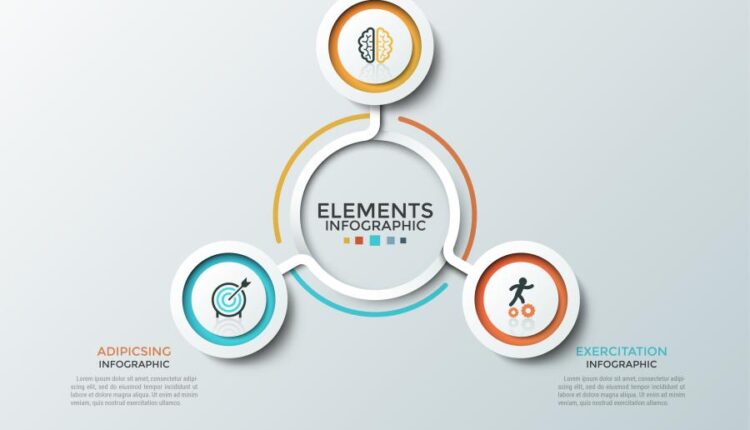 مجموعه وکتور های اینفوگرافیک   Infographic Solutions