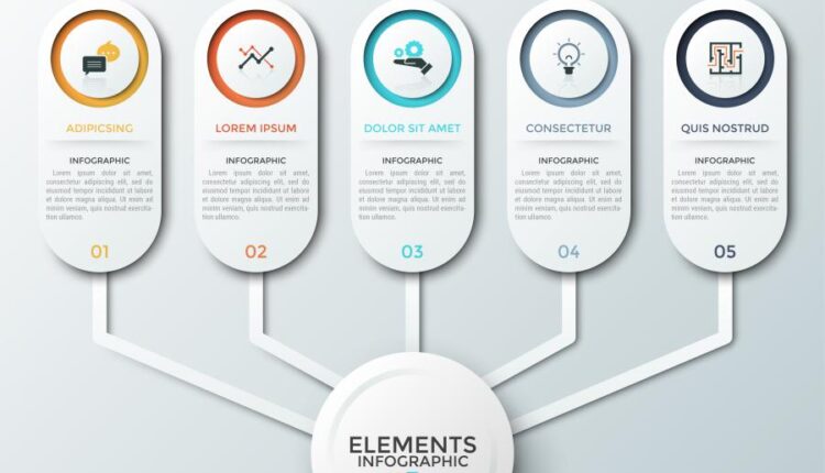 مجموعه وکتور های اینفوگرافیک   Infographic Solutions