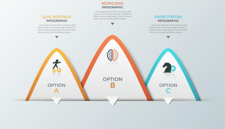 مجموعه وکتور های اینفوگرافیک   Infographic Solutions