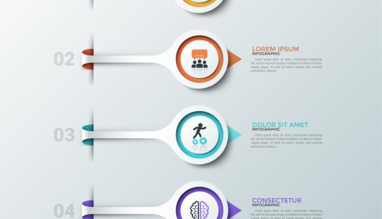 مجموعه وکتور های اینفوگرافیک   Infographic Solutions