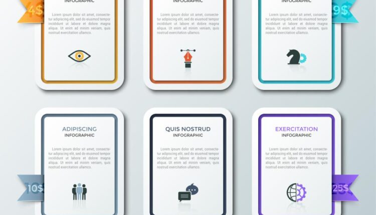 مجموعه وکتور های اینفوگرافیک   Infographic Solutions