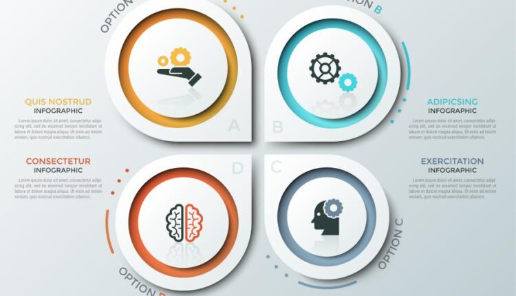 مجموعه وکتور های اینفوگرافیک   Infographic Solutions