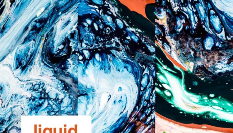 تصاویر زمینه سنگ مرمر آبی   Blue marble digital paper