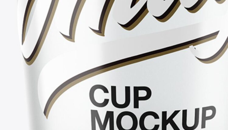 موکاپ بطری پلاستیکی شفاف   Clear Plastic Cup Mockup