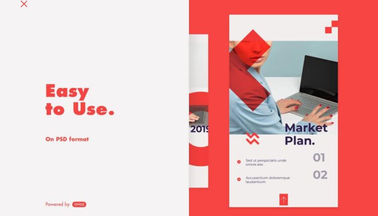 قالب آماده مدرن پست و استوری اینستاگرام   Instagram Story