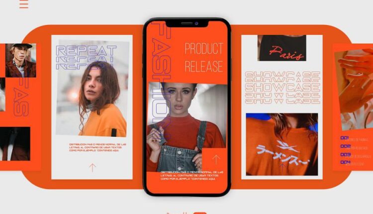 قالب آماده استوری فانتزی اینستاگرام   Instagram Stories Template