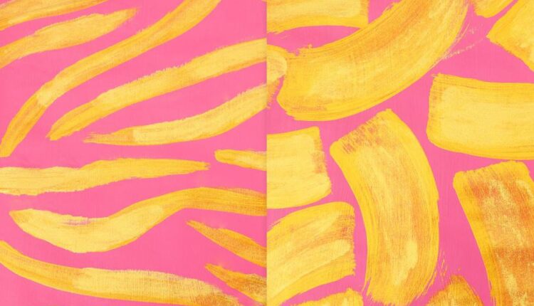 بک گراند فانتزی صورتی و طلایی   Pink & Gold Backgrounds